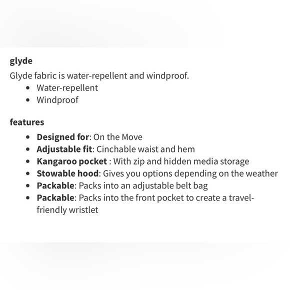 NWOT Lululemon Evergreen Anorak Jacket Night Sea/Blue Nile/Lavender size 14 - Picture 15 of 16